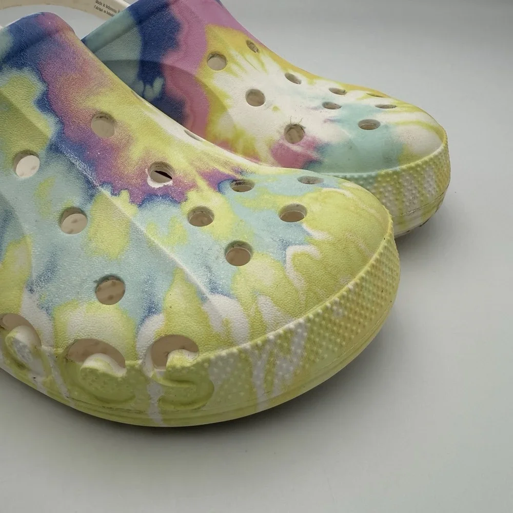 Croc Men's Size 11 Women's 13 Classic Unisex Clog Summer Garden Pastel Tie-Dye